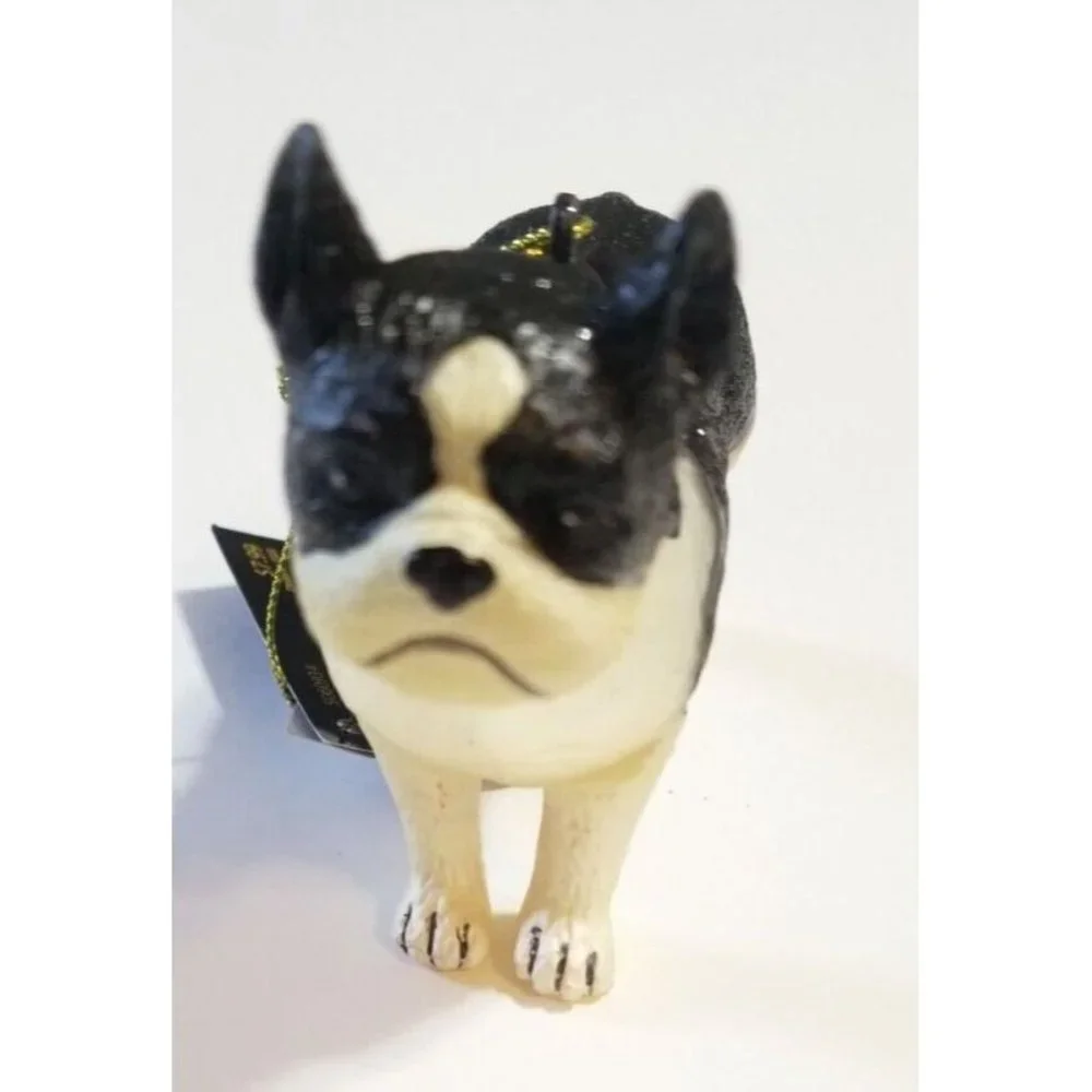 Robert Stanley Home Collection Christmas Ornament Boston Terrier Dog Black White - Picture 1 of 9